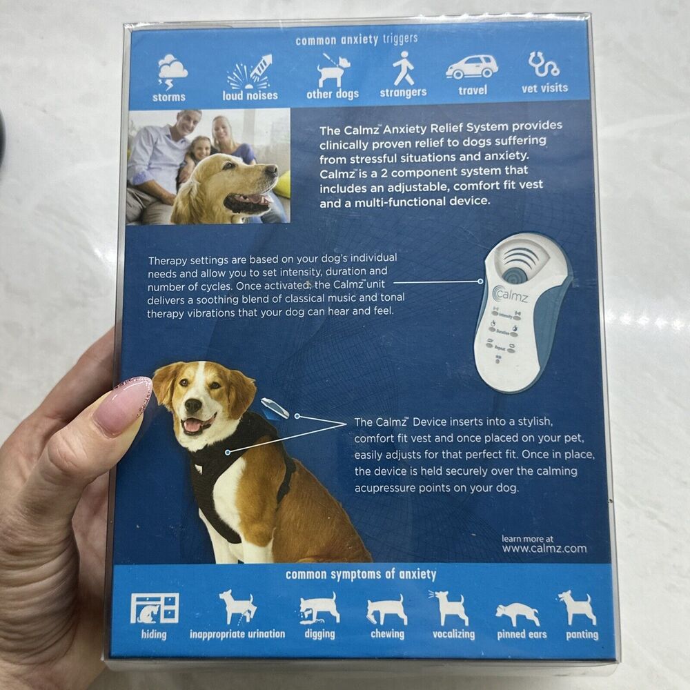 Calmz Anxiety Relief System for Dogs X-Large (27-36” ) Chest Wearable Device - Picture 4 of 5